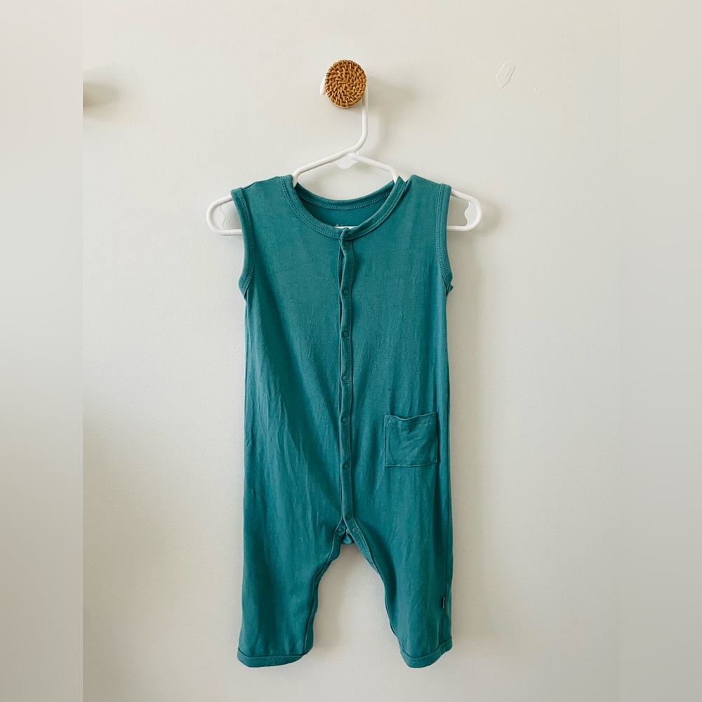 Kyte Baby Sleeveless Romper - Cove
